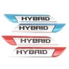 1 Para 3D Metalowe HYBRYDOWE Logo Błotnik Boczny Emblemat Samochodowy Odznaka Naklejki Naklejki Do Toyota Prius Camry Rav4 Crown Auris C-HR Yaris Prado