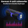 Bluetooth Speaker 200W ultra high power portable wireless Bluetooth speaker outdoor card waterproof bass speaker TF card