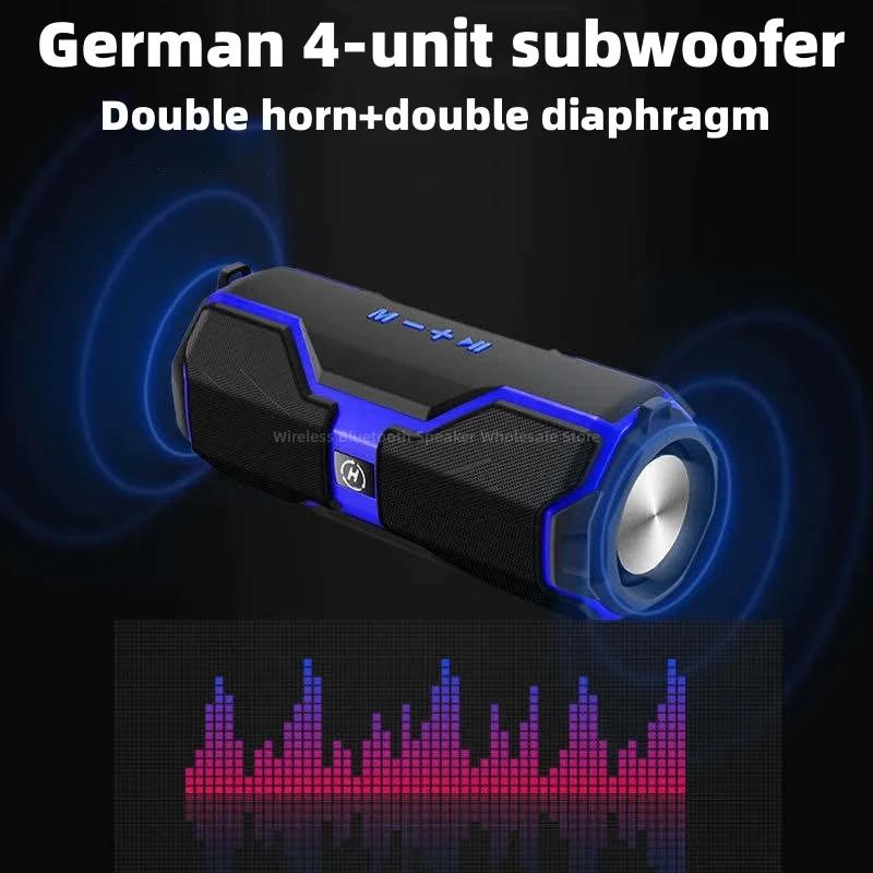 Bluetooth Speaker 200W ultra high power portable wireless Bluetooth speaker outdoor card waterproof bass speaker TF card