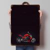 Motorcycle Diavel V4 Printed Poster Customized Wall Art Retro Vintage Metal Tin Signs for Home Gaming Room Decoration Aesthetic