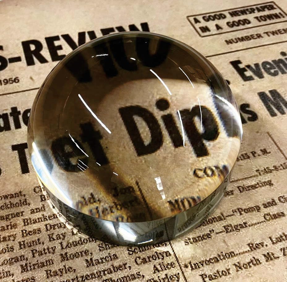 Meigan Lupă Semicirculară 6x Prespapier 78mm Acrilic Optic Dom Lupă de Birou Sticlă, Dom, Mărire, Lupă,