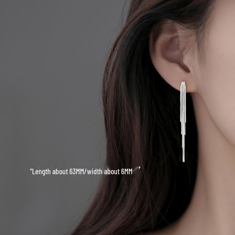 

Серебряные серьги-кисточки для женщин - 2023 New Light Luxury Niche Design