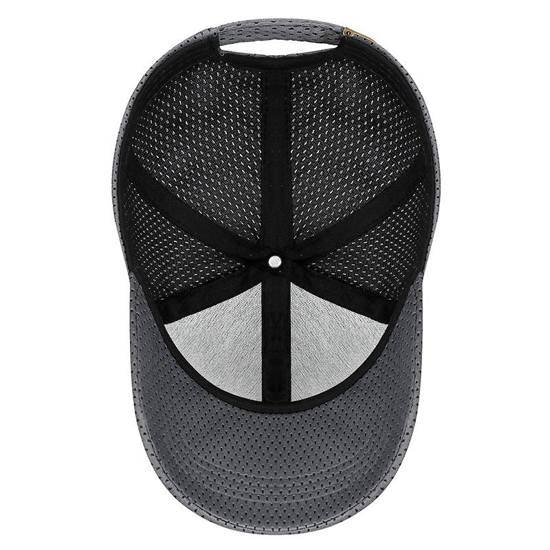 Spring Summer Cap Men's Mesh Breathable Letter Embroidery Baseball Cap Outdoor Sunshade Fishing Cap