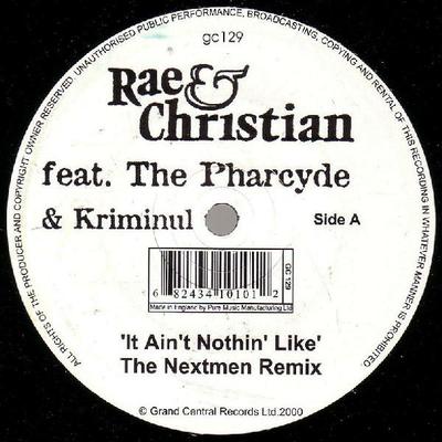 12inch Record RAE & CHRISTIAN - It Ain't Nothing Like (The Nextmen  GC129 Grand Central R 2000 UK Dance & Electronica Used