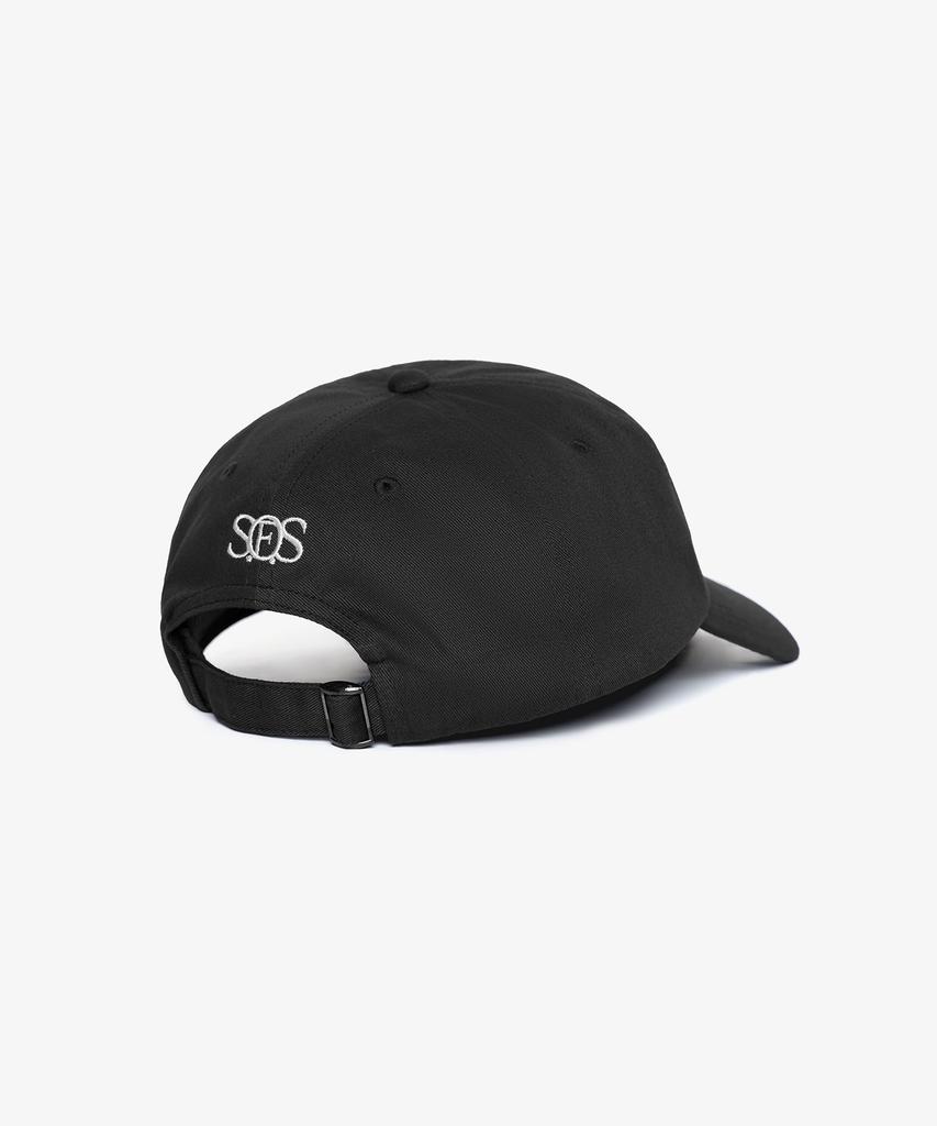 Saundeuobeuseonlaijeu Cotton Twill Cap Black