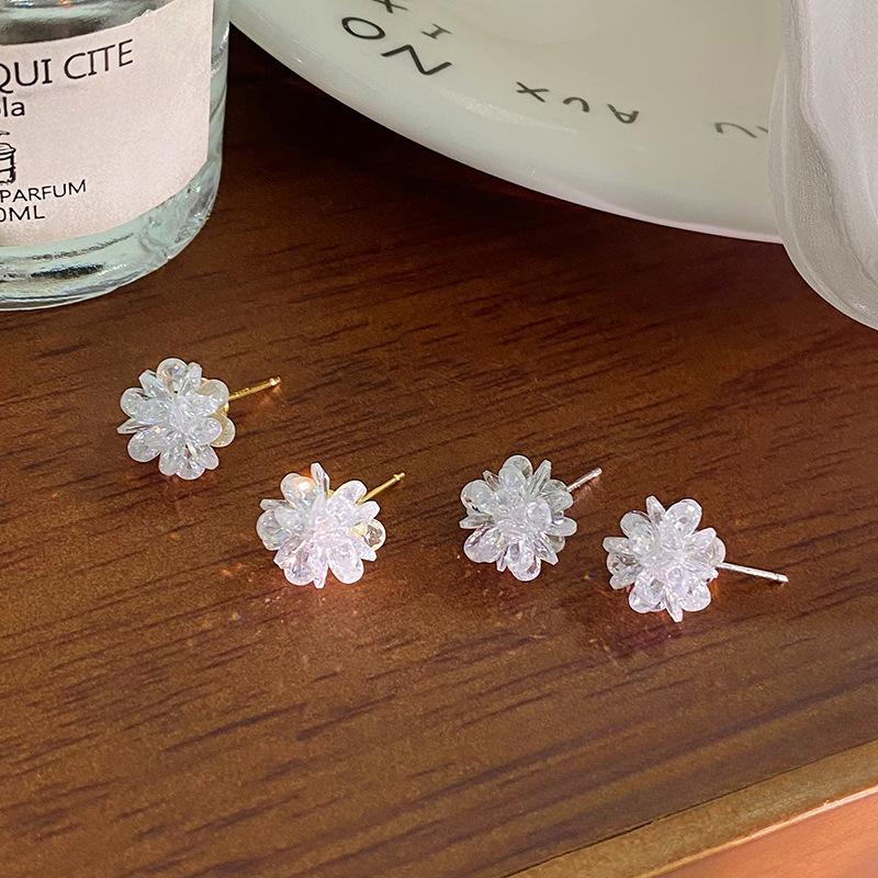 

Sweet Flower Earrings for Women Fashion New Niche High-end Earrings