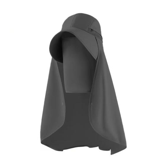Sun Hat for Women Wide Brim Shawl with Neck Flap And Ponytail Hole Outdoor UV Protection Beach Hat for Fishing Hiking
