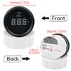 52MM Voltmeter 8-32 Volts Voltage Gauges Digital Volt Meter for 12V24V Universal Boat Marine Red LED Car Electronic Accessories