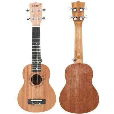 IRIN 21 Inch Ukulele High Quality Mahogany Handmade Mini Guitar Ukulele Plucked Music Instrument for Starter Childnist Gifts