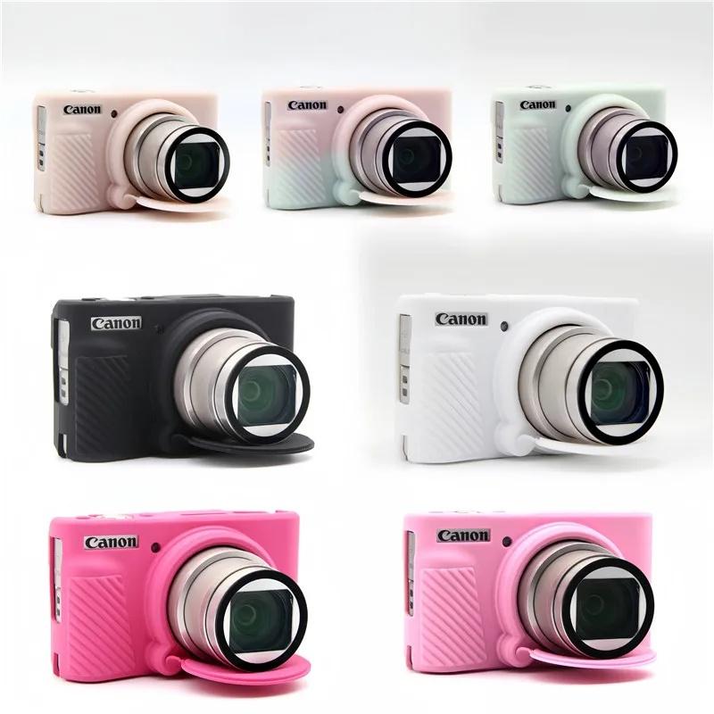 Soft Silicone Case Camera Bag Skin For Canon PowerShot SX730 SX740 SX740HS Rubber Camera Case Cover