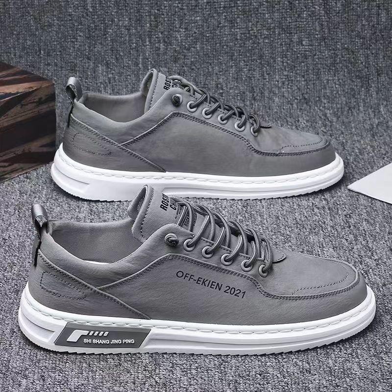 Breathable Casual Ice Silk Canvas Shoes Versatile Soft-soled Men's Shoes Board Shoes Sports Shoes Simple and Fashionable Men's Shoes