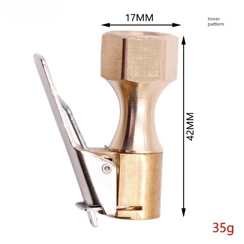 Auto Reifen Luftfutter Aufpumpventil Anschluss Clip-on Adapter Auto Messing 6mm 8mm Reifen Radventil für Aufblaspumpe