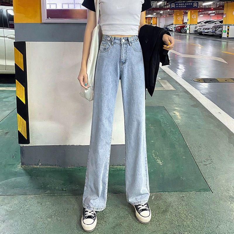 Women Wide Leg Jeans прямые брюки 