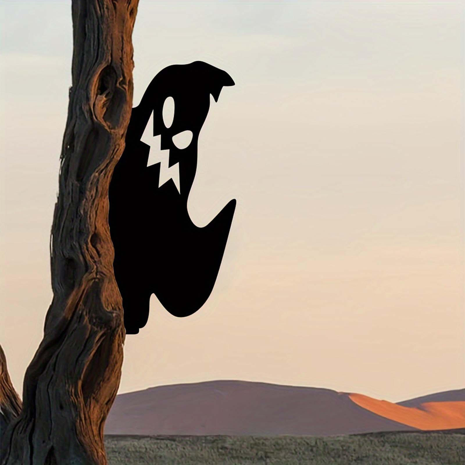 

Металлический настенный декор Силуэт Подвесное украшение Жуткая садовая статуя для прихожей патио