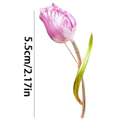 Hochzeit Tulpe Corsage Rosa Blume Broschen Für Frauen Und Männer Party Anzug Pin Blume Anstecknadeln Hochzeit Schmuck