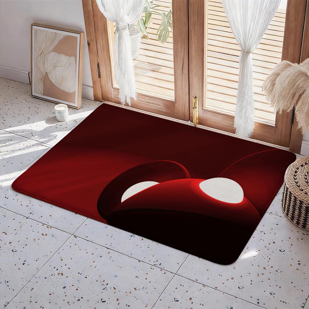 Singer D Deadmau5 Floor Mat Eco  Flannel Doormat Non Slip Odorless Indoor Floor Rug Soft Short Plush Home Mat