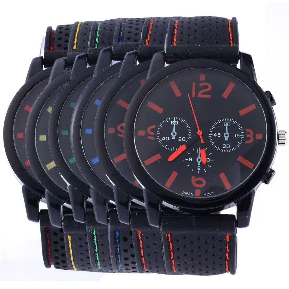 Retro Big Dial Quartz Watches for Men Fashion Hip Hop Bracelet Watches Male Casual Leather Wristwatch Reloj Hombre Montre Homme