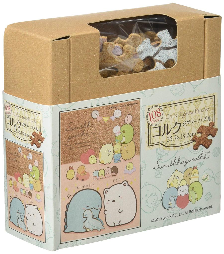 108-piece jigsaw puzzle Sumikkogurashi handmade plush toy (18.2 x 25.7 cm)