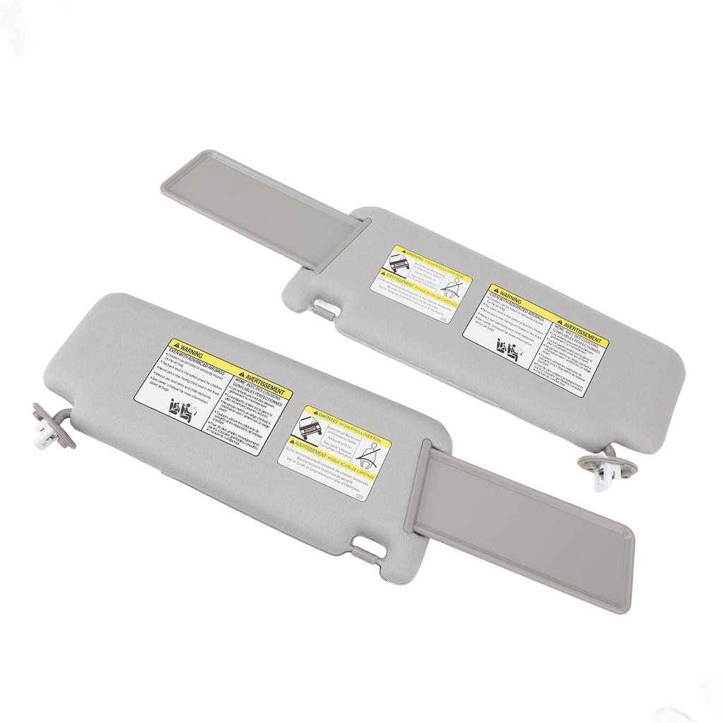 1 Pair Sun Visor 74320‑35A91‑B1 Gray Sun Shielding Visor Mirror with Makeup Mirror Replacement for Toyota 4Runner 2010