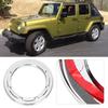 Car Decorative Protection Fuel Tank Cover Ring Fit for Jeep Wrangler 20072017