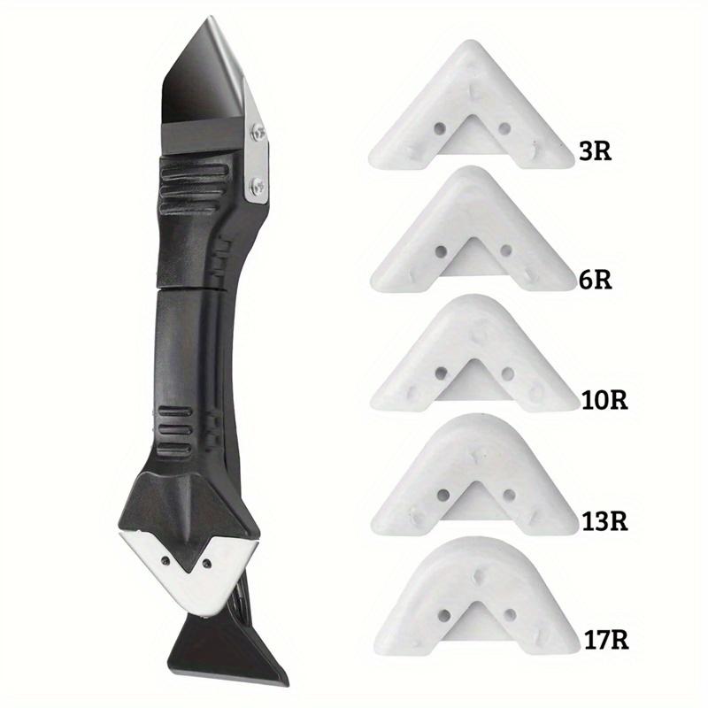 7-in-1 Silicone Scraper & Sealant Tool Set - Caulking Finisher, Grout Smoother, and Kit for Kitchen, Bathroom, Living Room