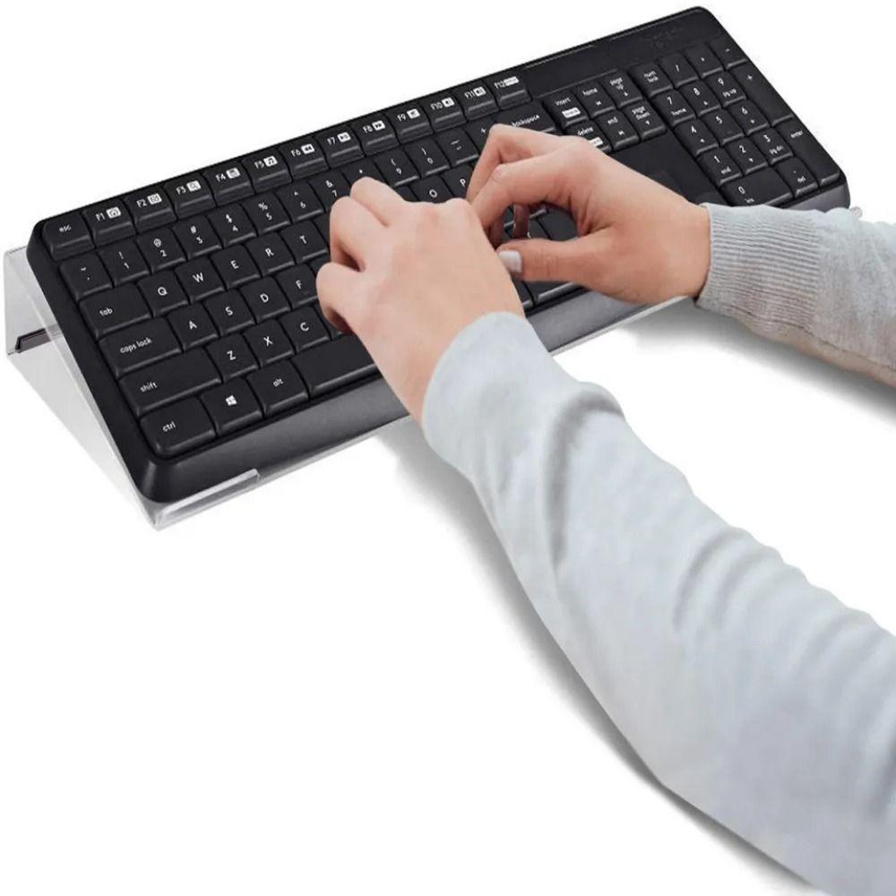Ergonomic Design Acrylic Keyboard Stand Clear Keyboard Tray Computer Keyboard Holder  Home