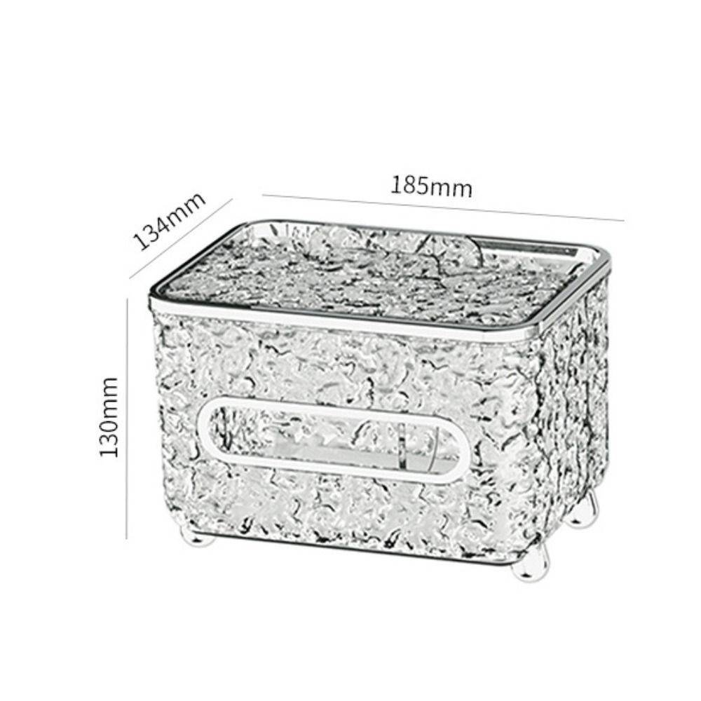 Creative Tissue Box Transparent Napkin Storage Box Miscellaneous Organizer Paper Box Paper Drawer