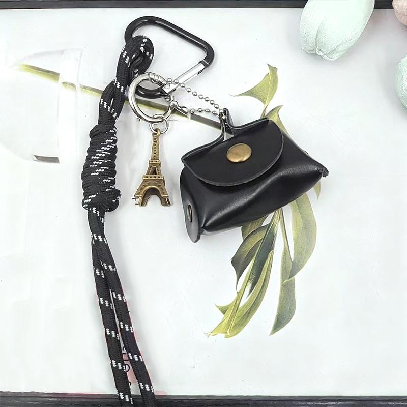 Yogodlns PU Leather Rope Luxury Bag Pendant Exquisite Luxury Cute Bag Hanging Bags Accessories Spare Parts for Bags