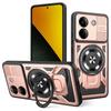 For Magsafe Magnetic Ring Armor Case For Xiaomi Poco M7 Pro Poko Little M7Pro 5G Wireless Charging Shockproof Cover