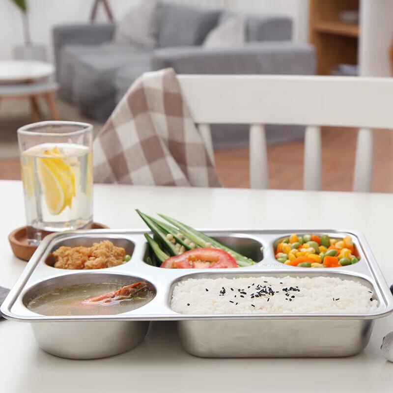 304 Stainless Steel 5-Compartment Lunch Box