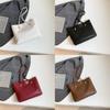 Retroinspired Pu Tote Bag For Women With Woven Detail And Soft Structure For Work