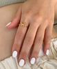 It Doesn'T Matter Teeny Ribbon Ring (Gold)
