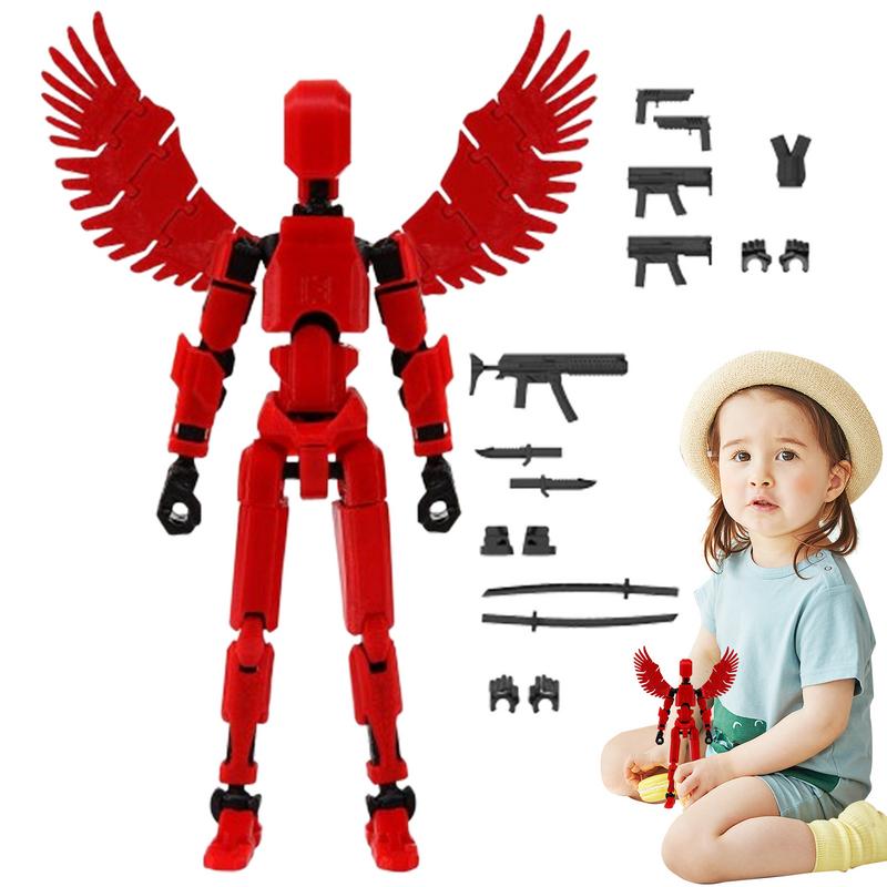 3D Printed Multi-Jointed Movable Shapeshift Robot Games Child Mannequin Dummy 13 Action Figures Gift Games Toy for Girl Boy Kids