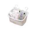 Wall-Mounted Plastic Storage Basket for Kitchen and Bathroom