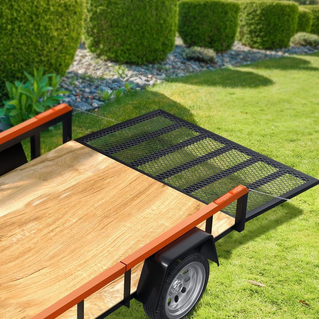 2-Sided Trailer Tailgate Lift Assist, 360 lbs Load Capacity, Compatible with Open Utility Trailer Tailgate and Ramp, with 10 to 24 Inch Heights Side