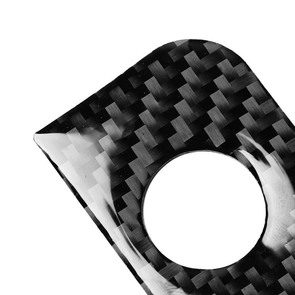 Para Ford Mustang Acessórios Internos Do Carro Adesivos Caixa De Armazenamento Interruptor Adesivo Capa Guarnição 2015 2016 2017 2018 Fibra De Carbono