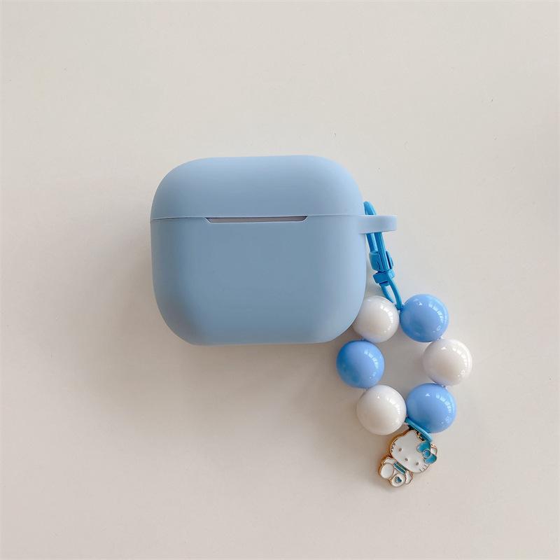 Ins Simple Kt Cat Bracelet Is Suitable for AirPods 1 Generation Protective Case, Second Generation 1st Generation Pro1 Apple Bluetooth Headset Case