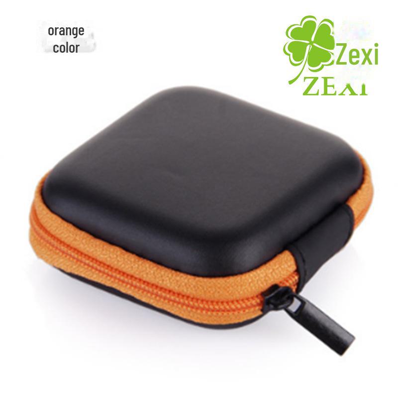 YX Q0057 Įkroviklio ir laido laikymo dėžutė - Mobiliojo telefono duomenų laidas ir ausinių dėklas