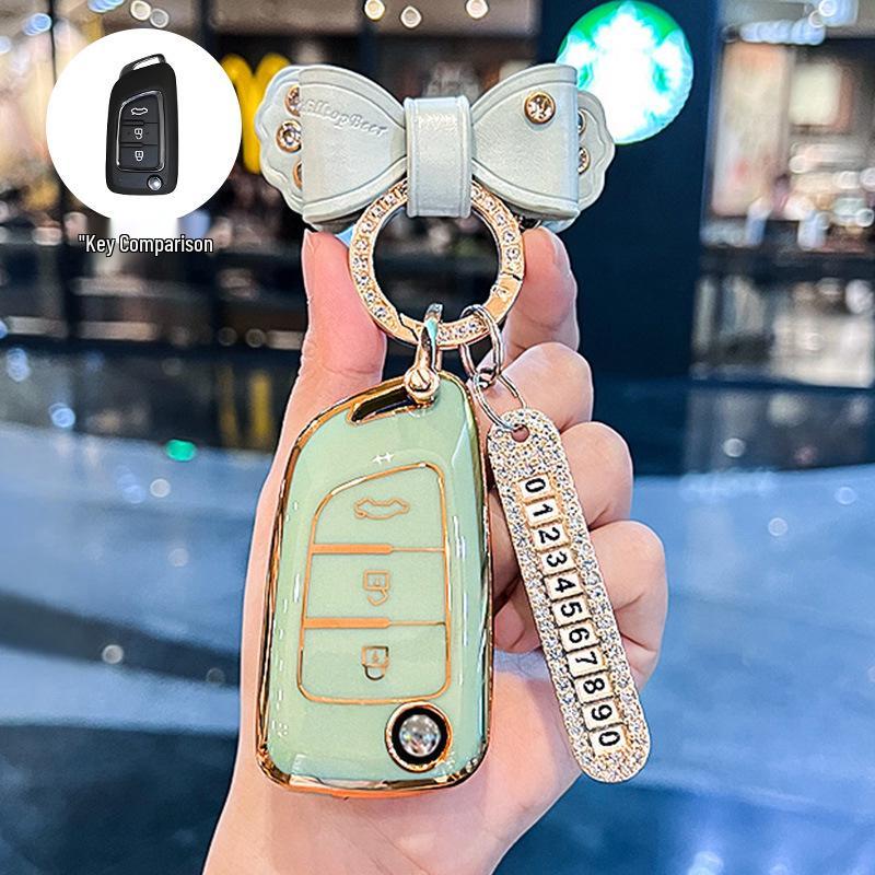 Stylish Key Case for Dongfeng Fengshen AX7, AX3, AX4, AX5, Fengdu MX5, A30 Car Models