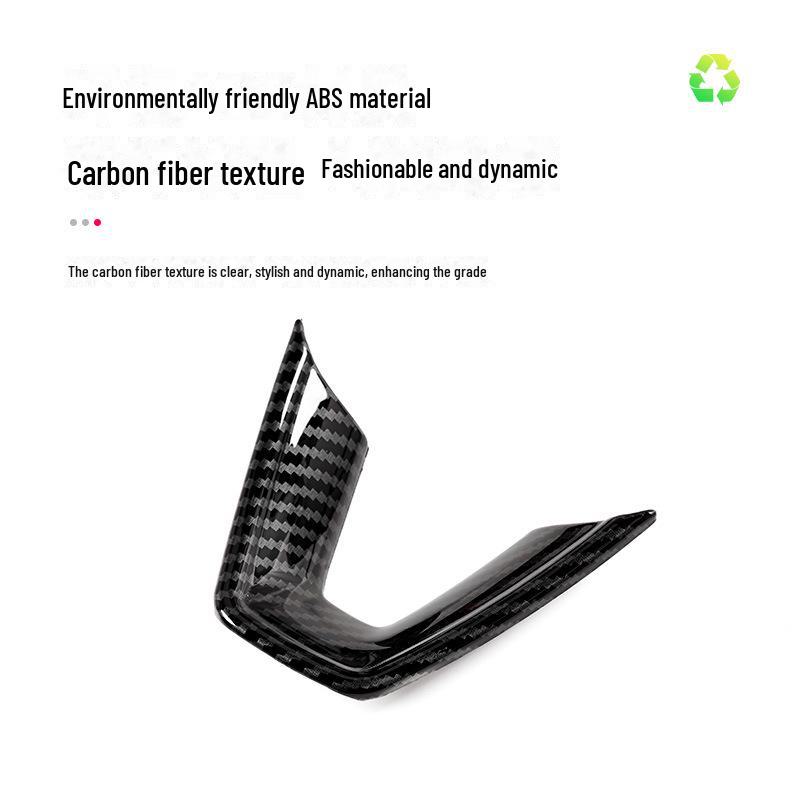 Tesla V3 Stuurwiel V-vormige Bescherm- & Decoratieve Cover voor Model 3