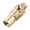 For Overpressure Protection Brass Check Valve Compressor Check Valve Brass Material Compact Size Gold Color High Pressure