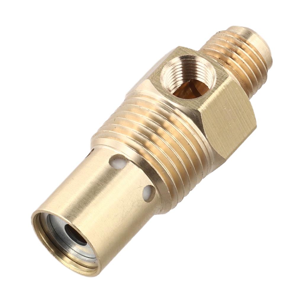 For Overpressure Protection Brass Check Valve Compressor Check Valve Brass Material Compact Size Gold Color High Pressure