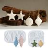 Creative Christmas Tree Ornament Mould Star Pendant Silicone Mold Hanging Accessories Epoxy Resin Jewelry Mold