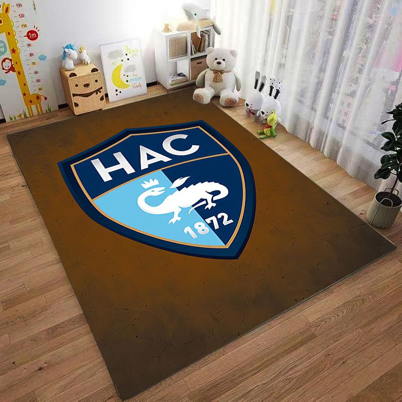 HAC Logo Shield Design Carpet suitable as a non-slip mat for the living room or bedroom sofa