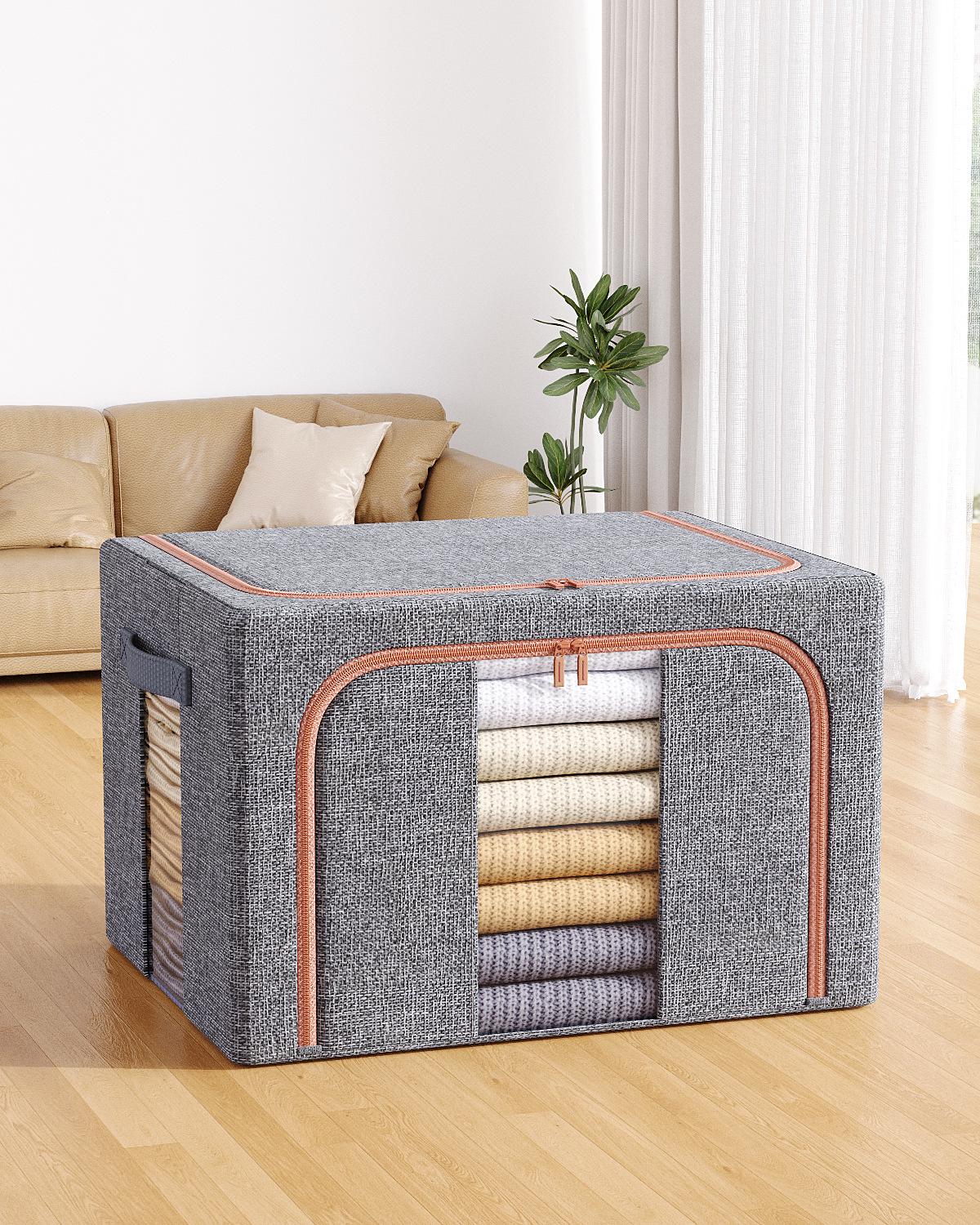 

Большая вместимость складного тканевого шкафа для хранения одежды XL [60*42*40]