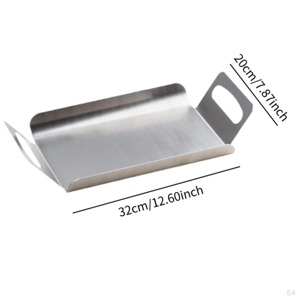 Rectangular Tray for Snacks And Fruits with Handle Kitchen Party Use