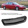 Front Hood Bumper Grille Intake Mesh ABS Black Grill Fits for Honda Civic 1999 2000