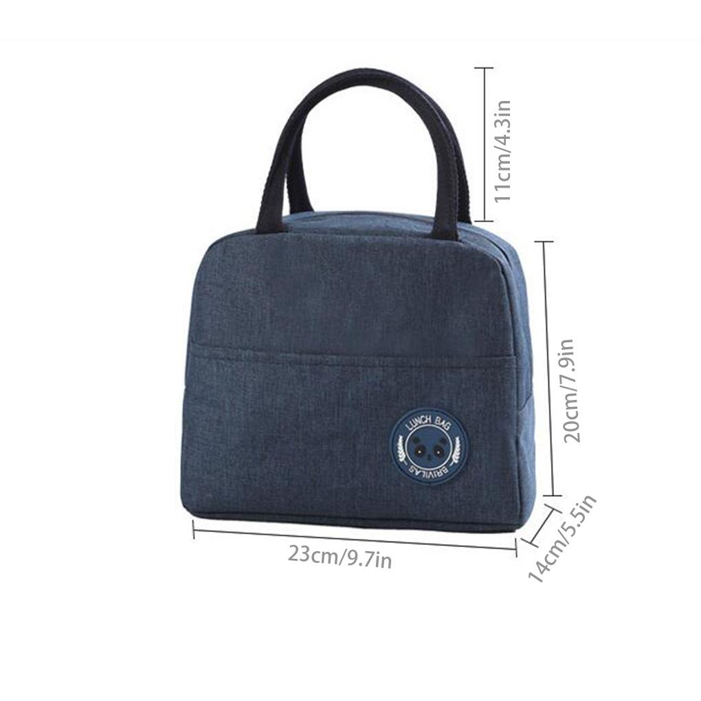 6L Portable Waterproof Food Box Aluminum Film Thermal Bento Tote