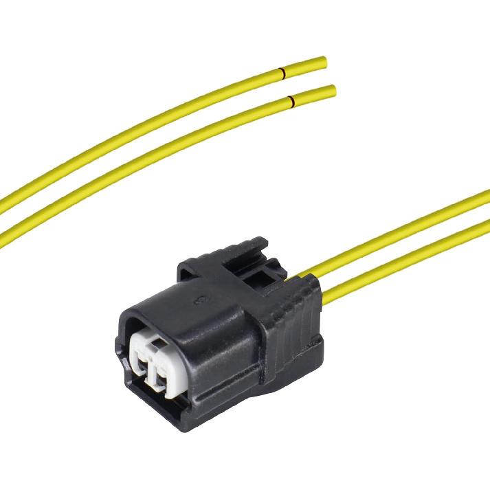 HiSport Coolant Temperature Sensor Connector Repair Harness Compatible with Honda Accord Civic Acura 2006-2024 Temperature Sensor Connector Pigtail