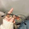Anti Blue Light Metal Polygons Myopia Glasses Women Men Computer Myopic Optical Eyeglasses Unisex  De Grau Femininos